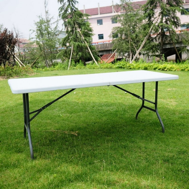 6 Foot White Folding Table